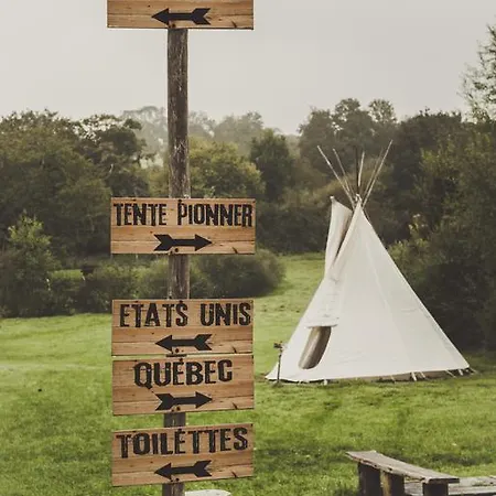 Campingplads Les Tipis Du Bonheur De Vivre
